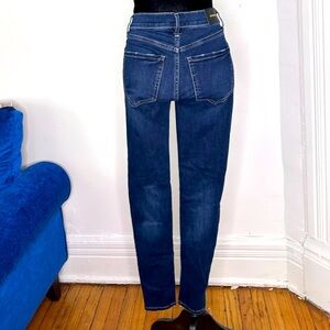 Express slim fit dark blue denim jeans size 0 regular